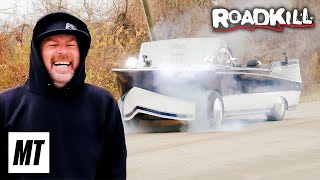 Burnouts in a Boat Car  Roadkill [upl. by Nikal]