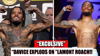 Tank Davis Goes off on Lamont Roach at Fiery Press Conference  lamontroach tankdavis fightclub [upl. by Eirojram]