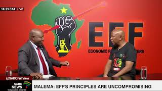 SABC speaks to EFF Leader Julius Malema [upl. by Nohcim]