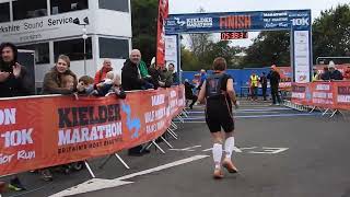 Di Finishes Kielder Water Marathon 2024 [upl. by Erdei614]