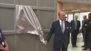 Prince Philip The worlds most experienced plaqueunveiler [upl. by Ellimac]