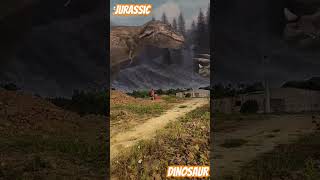 Dinosaurs in the wild jurassicpark dinosaurs wildanimals naturelovers dino trex reels [upl. by Enitram]