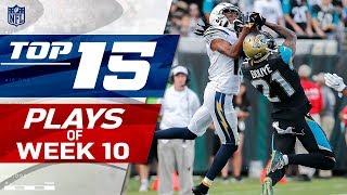 Top 15 Plays of Week 10  NFL Highlights [upl. by Pavkovic]