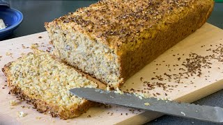 Brot backen ohne Mehl Hefe Low Carb gesund und lecker [upl. by Aivata979]