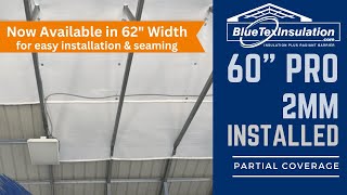 Easy Vapor Barrier For Metal Building  Instant Results Cooler And No More SweatingCondensation [upl. by Aicnerolf]