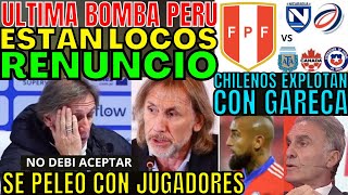 NO DURÓ NI UN MES GARECA ACABA DE RENUNCIAR A CHILE POR PELEA CON JUGADORES SE PRONUNCIÓ SORPRENDE [upl. by Warrenne53]