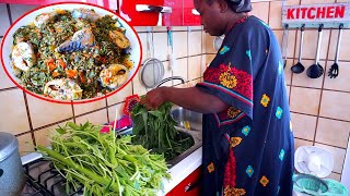 How to cook greencallaloo  Very tasty and nutritious [upl. by Hendrickson669]