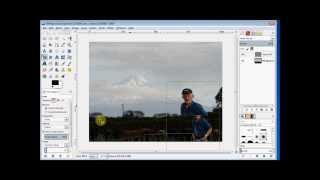 Gimp Beginners Guide  Combine Two Photos [upl. by Amian]