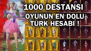 333333333 UC HARCANAN TÜRKİYENİN EN DOLULAR DOLU HESABI😱EKSİKSİZ DAHA DOLUSU YOK  PUBG MOBİLE [upl. by Kcirtapnhoj]