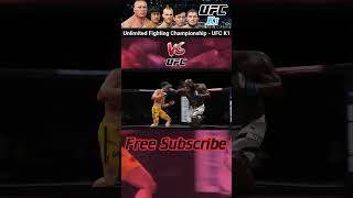 Bruce Lee vs Jairzinho Rozenstruik shorts UFC 4 UFCK1 [upl. by Lyrahc]