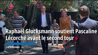 Raphaël Glucksmann soutient Pascaline Lécorché avant le second tour [upl. by Varion]