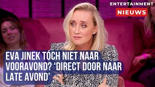 Eva Jinek naar de late avond NPO 1 twijfelt over talkshow op vooravond [upl. by Asiralc]