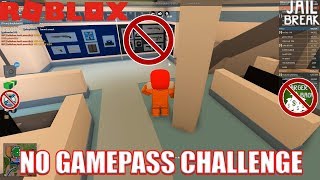 NO GAMEPASS CHALLENGE  Roblox Jailbreak [upl. by Townshend781]