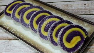 SAPIN SAPIN ROLL  Quick And Easy Sapin Sapin Roll Recipe [upl. by Eimmak1]