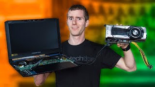 Put a Desktop GPU in a LAPTOP… The CHEAP WAY [upl. by Anor]