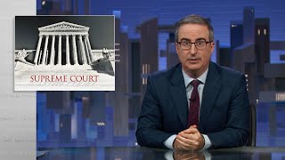 Supreme Court Ethics Last Week Tonight with John Oliver HBO [upl. by Onej]