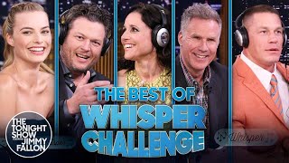 Best of the Whisper Challenge Margot Robbie Will Ferrell and More Vol 1  The Tonight Show [upl. by Maxwell354]