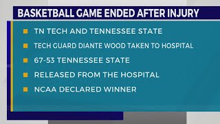 Tennessee Tech Tennessee State game ends after injury [upl. by Nuhsal]