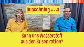 Quaschning Live 3 Kann uns Wasserstoff aus den Krisen retten [upl. by Arahc]