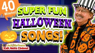 Super FUN Halloween Songs for Kids  40 Minutes of Educational Halloween Songs  Jack Hartmann [upl. by Asare]