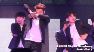 【Donghae Fancam】141108 SS6 Hongkong ～SWING～ Super Junior M [upl. by Roderich943]