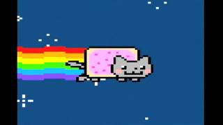 Nyan Cat quotNyanquots for 1 Hour Super Extended Version HD [upl. by Heigho]