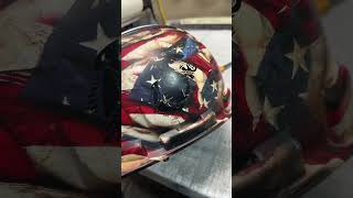 Ohio state and Marine themed helmet custom ohiostate marines american diy ohiostatefootball [upl. by Aaron212]