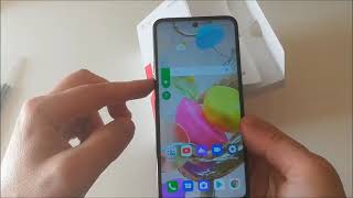 Lg K42 unboxing and data [upl. by Kamilah]