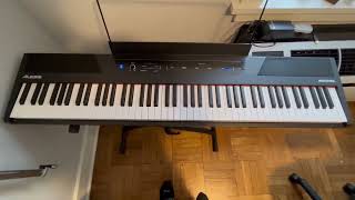 Alesis Recital – 88 Key Digital Piano Keyboard with Semi Weighted Keys 2x20W Speakers Review [upl. by Henryetta762]