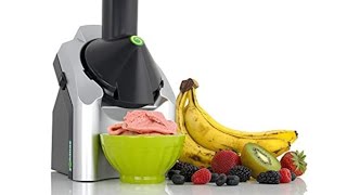 Yonanas Classic Original Healthy Dessert Fruit Soft Serve Maker 200Watt SilverReview Short [upl. by Samp]