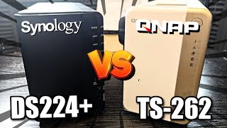 Synology DS224 vs QNAP TS262 NAS  Which Should You Buy [upl. by Zurkow]