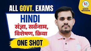 Hindi संज्ञा सर्वनाम विशेषण क्रिया in ONE SHOT  For All Govt Exams  by Arun Sir careerwill [upl. by Hawley215]