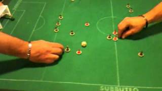 Dimostrazione di Subbuteo tra il Campione dItalia e il Campione del Mondo [upl. by Naraj213]