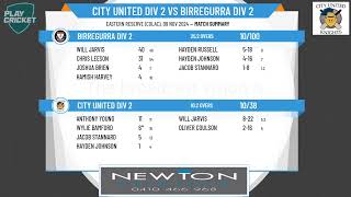 City United Div 2 v Birregurra Div 2 [upl. by Gnah]