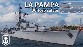 New Tier 10 Destroyer La Pampa [upl. by Lorusso]