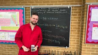 OCR A level chemistry  C3 reacting masses  stoichiometry [upl. by Lehar]