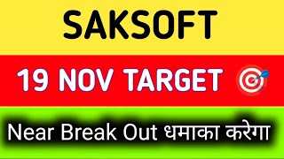 saksoft share latest news  saksoft share latest news today [upl. by Rasia]