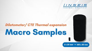 MacroDilatometer  thermal expansion of large samples [upl. by Kathryn]