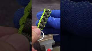 Box Knot Paracord Keychain Paracord longshorts [upl. by Arinay974]