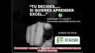 CURSOS DE EXCEL [upl. by Enael75]