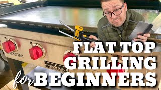 Flat Top Grilling for Beginners Griddle Cooking 101 [upl. by Elocaj]