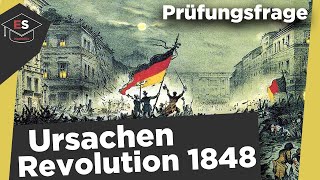 Ursachen Revolution 1848  Deutsche Revolution 1848  Ursachen und Auslöser Revolution 1848 erklärt [upl. by Yelrah]