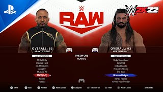 WWE 2K22 Roster Every Superstar amp Legend Model Previewed Plus Main Menu PlayStation 5 Concept [upl. by Asserak]