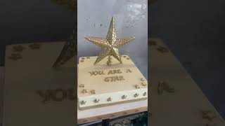 Gold star cake [upl. by Anaicilef]