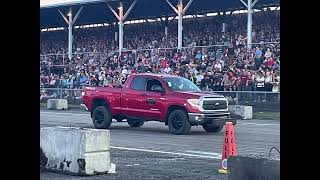 Truck pull brome fair Toyota Tundra [upl. by Attegroeg]