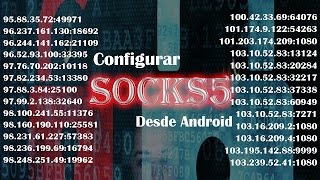 Qué es y como usar SOCKS5 en Android  Consigue Socks5 frescos premium gratuitos  CARDING [upl. by Ajay]