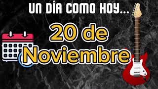 🗓️ Un día como hoy 20noviembre [upl. by Petrick409]