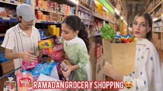 Ramzan grocery shopping🛒🛍️ Itna zyada bill ban gaya😳 [upl. by Chun]