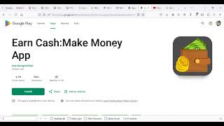 Earn CashMake Money App Reviews [upl. by Akedijn]