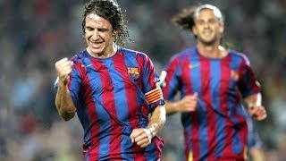 Carles Puyols 18 goals for FC Barcelona [upl. by Kcuhc]